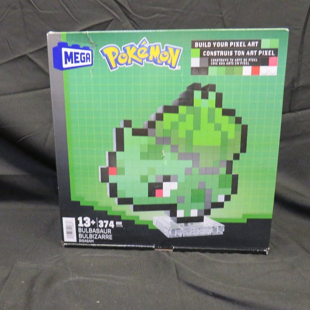MEGA Pokeman Bulbasaur Pixel Art Building Kit NEW